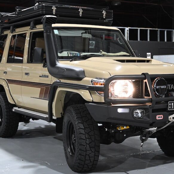 Toyota tuning being conducted on a 70 Series Land Cruiser