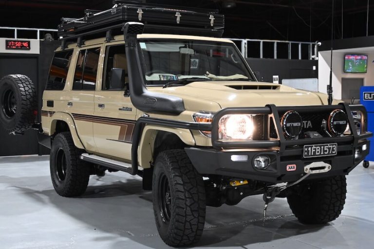 Toyota tuning being conducted on a 70 Series Land Cruiser