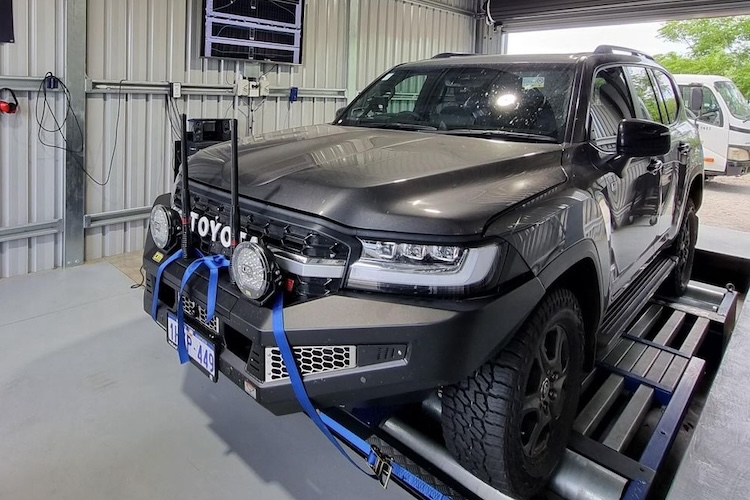 Dyno tuning as part of our 300 series upgrades for a Land Cruiser